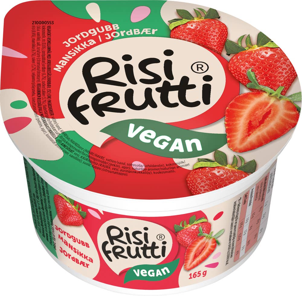Risifrutti Jordgubb Vegansk