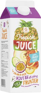 Garant Juice Tropisk utan fruktkött