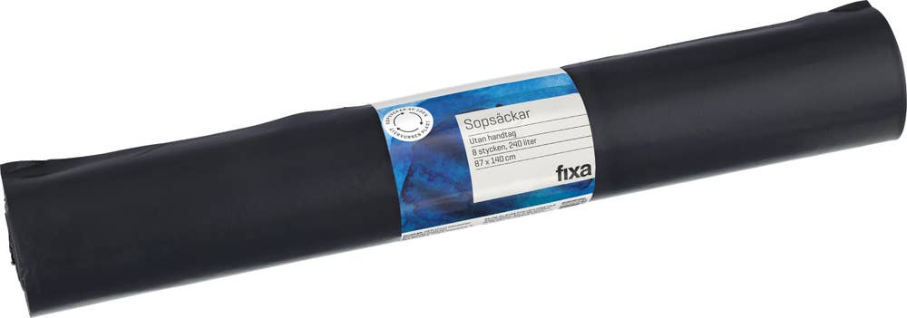 Fixa Sopsäck Extra Utan Handtag 240L