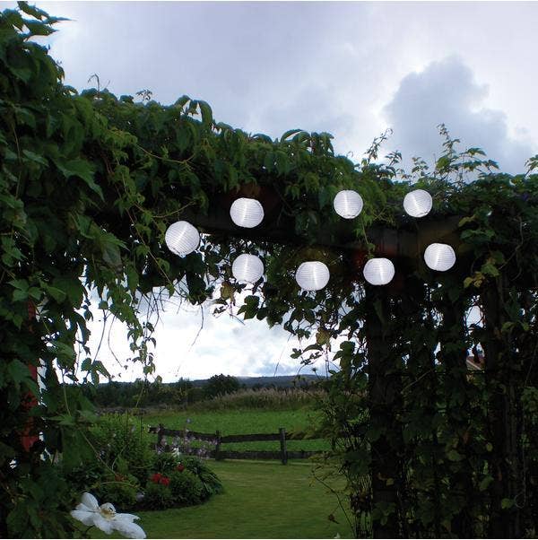 Star Trading Solcellsslinga Festival Vit