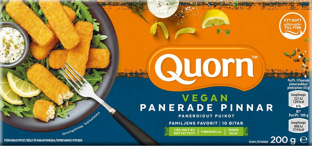 Quorn Panerade Pinnar Fryst Quorn