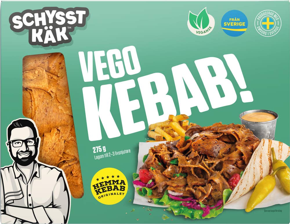 Schysst Käk Vegokebab