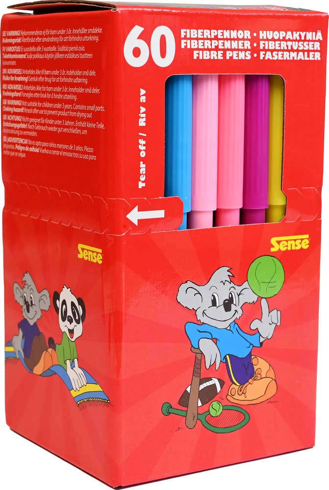 SENSE FÖRSÄLJNING AB Fiberpennor Basic