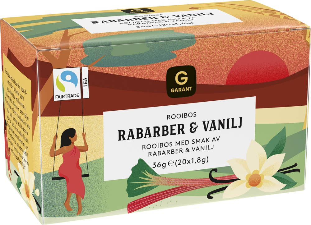 Garant Te Rooibos Rabarber & Vanilj