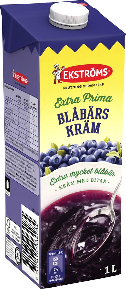 Ekströms Blåbärskräm Extra Prima