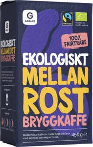 Garant Eko Bryggkaffe Mellanrost EKO/Fairtrade