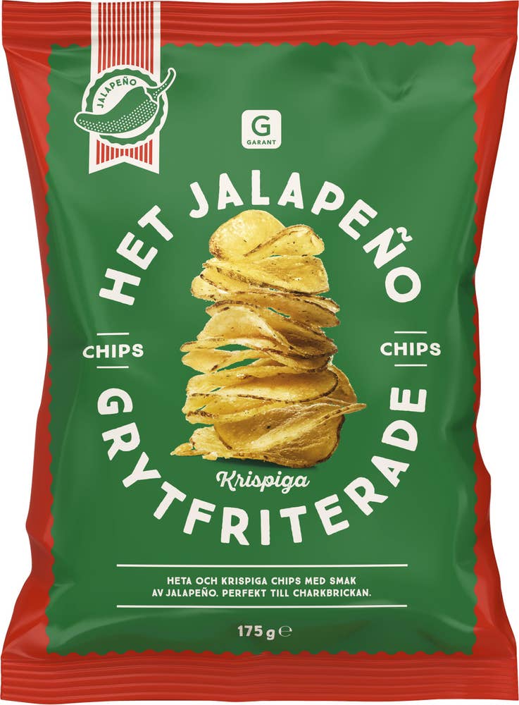 Chips Grytfriterade Jalapeno