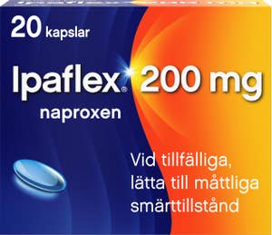 Ipaflex Smärtlindrande Kapslar Naproxen 200mg