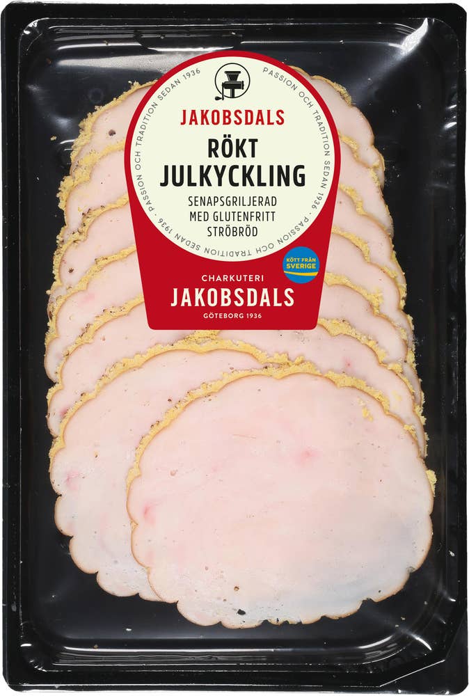 Jakobsdals Charkuteriets Lättrökta Julkyckling