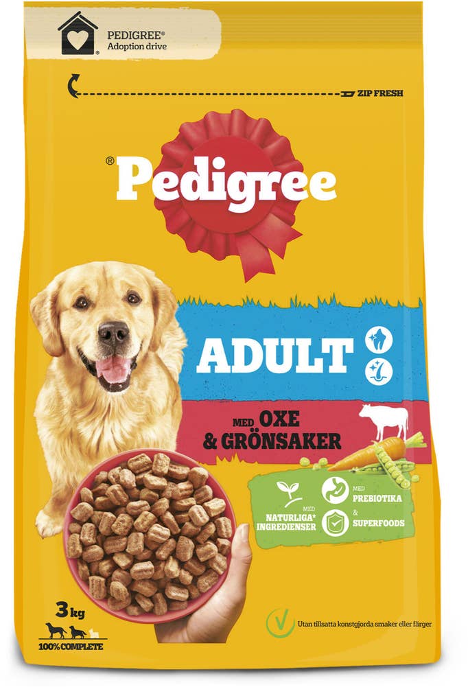 Pedigree Hundmat Adult Oxe & Grönsak