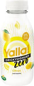 Yalla® Drickyoghurt Citron Zero Laktosfri 0,48%