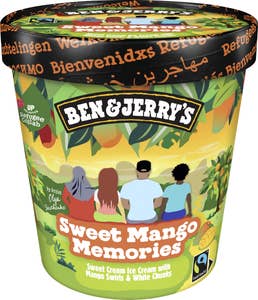 Ben & Jerry's Glass Mango Memories