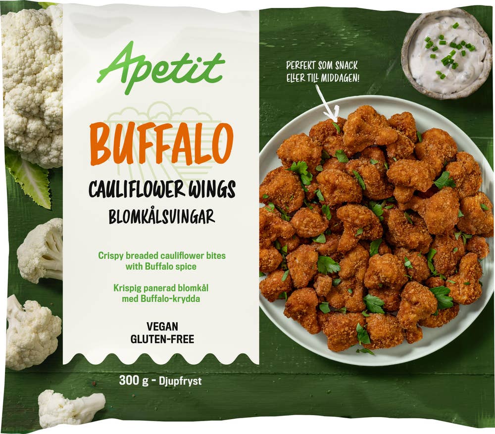 Apetit Blomkålsvings Buffalo Fryst