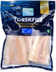 Feldts Torskfilé Fryst MSC