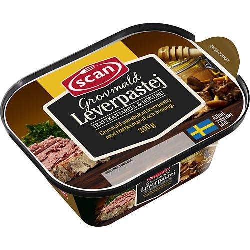 Scan Leverpastej Trattkantarell/Honung