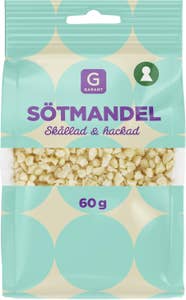 Garant Sötmandel Skållad & Hackad