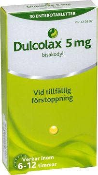 Dulcolax 5 mg, Bisakodyl, enterotablett, 30 st