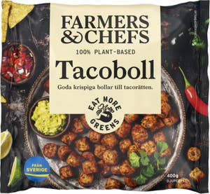 Farmers & Chefs Tacoboll Växtbaserad Fryst