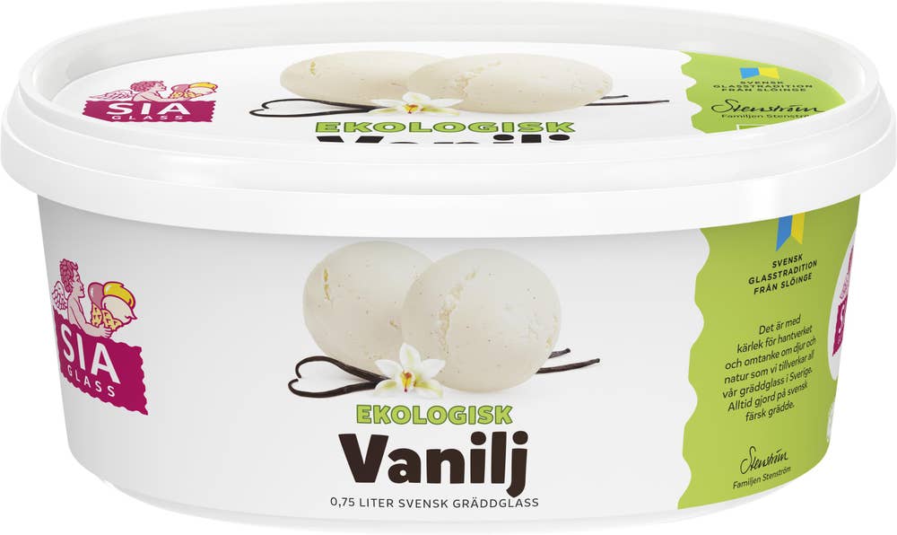 SIA Glass Gräddglass Vanilj EKO