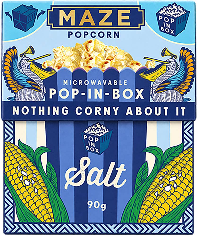 MAZE Popcorn Pop-in-Box Salt