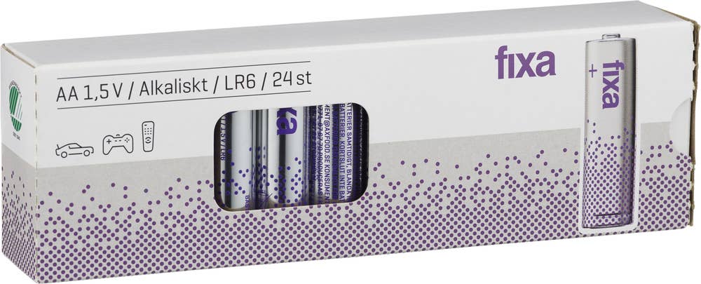 Fixa Batterier AA