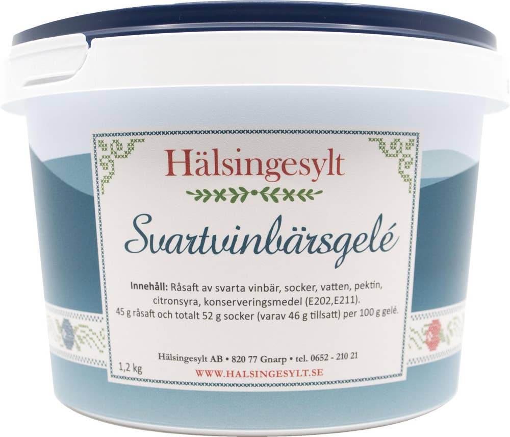 Hälsingesylt Svart Vinbärsgelé Hälsingesylt