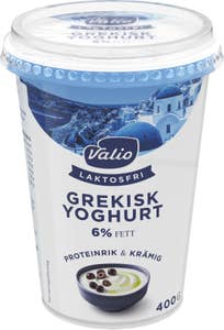 Valio Grekisk Yoghurt Laktosfri 6%