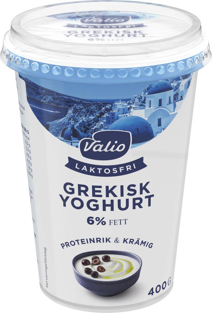 Valio Grekisk Yoghurt Laktosfri 6%