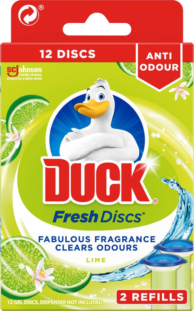 Duck Toalettrengöring Fresh Discs Lime Refill