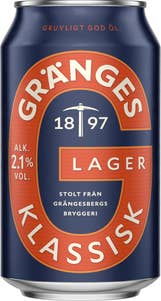 Grängesberg Gränges Klassisk Lager 2,1%