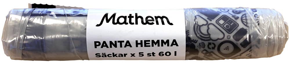 Returpack Säckar Pantahemma 5x60L Pantamera