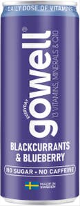 Gowell Funktionsdryck Svartvinbär & Blåbär Sockerfri