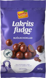 Exotic Snacks Lakritsfudge Mjölkchoklad