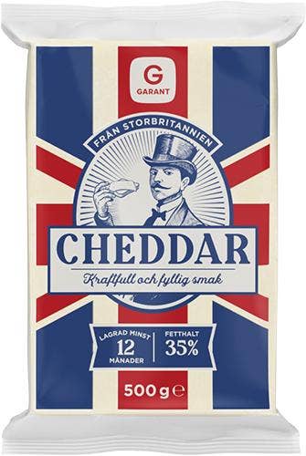Garant Cheddar 12M Vit 35%