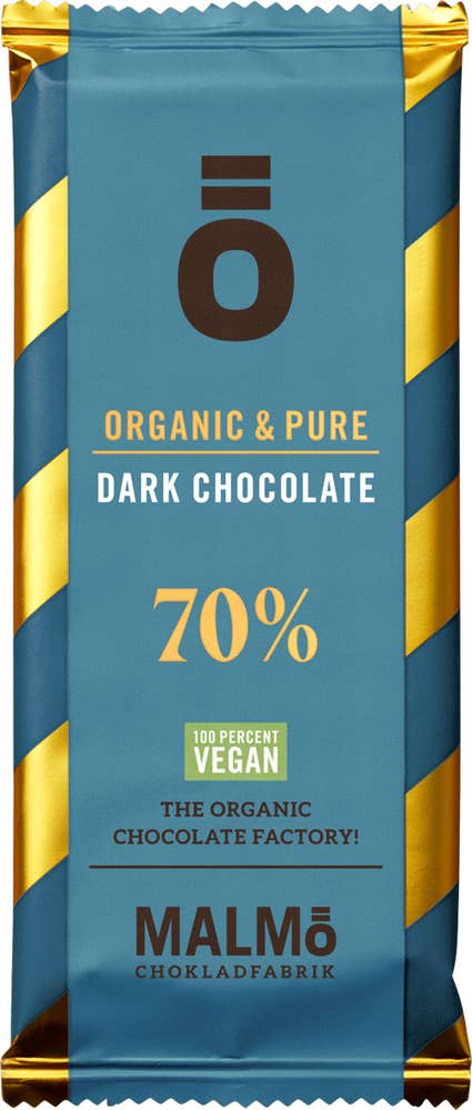 Malmö Chokladfabrik Choklad Dark 70% EKO
