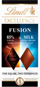 Lindt Excellence Chokladkaka Fusion Milk & 85%