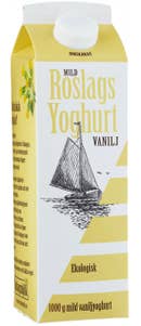 Roslagsmjölk Roslagsyoghurt Vanilj 3% EKO/KRAV