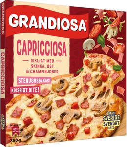 Grandiosa Pizza X-Tra Allt Capricciosa Fryst