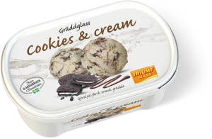 Triumf Glass Gräddglass Cookies & Cream