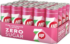 7up Zero Pink Lemonade Flak 20x33cl