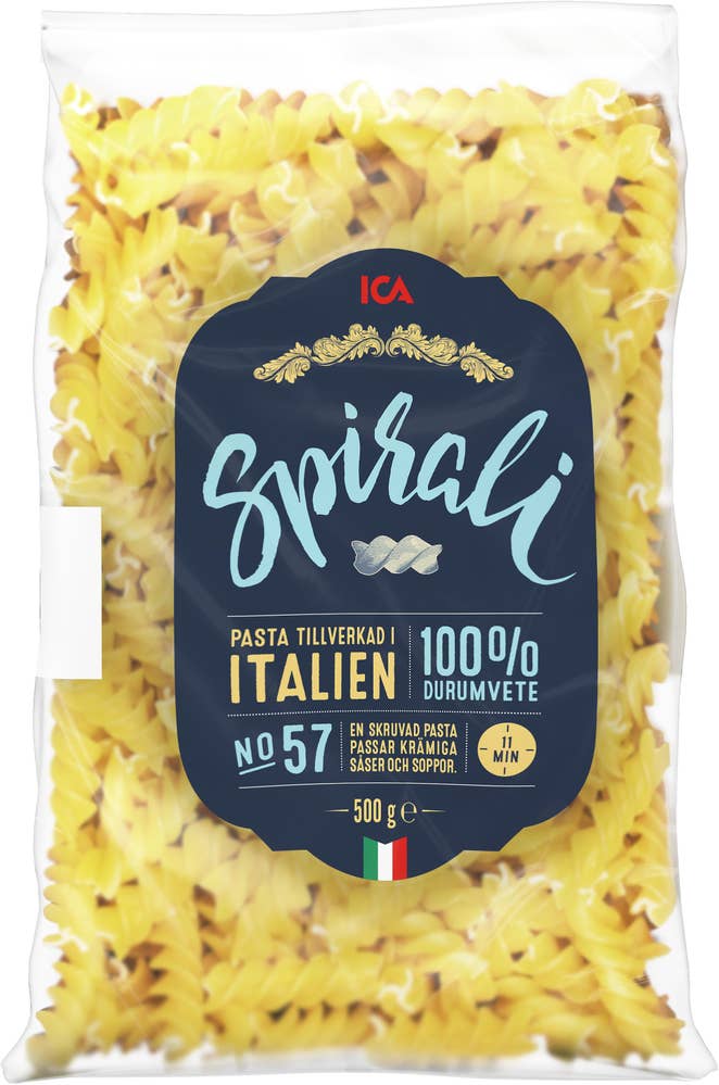 Ej sorterad Pasta Spirali Ica Italia