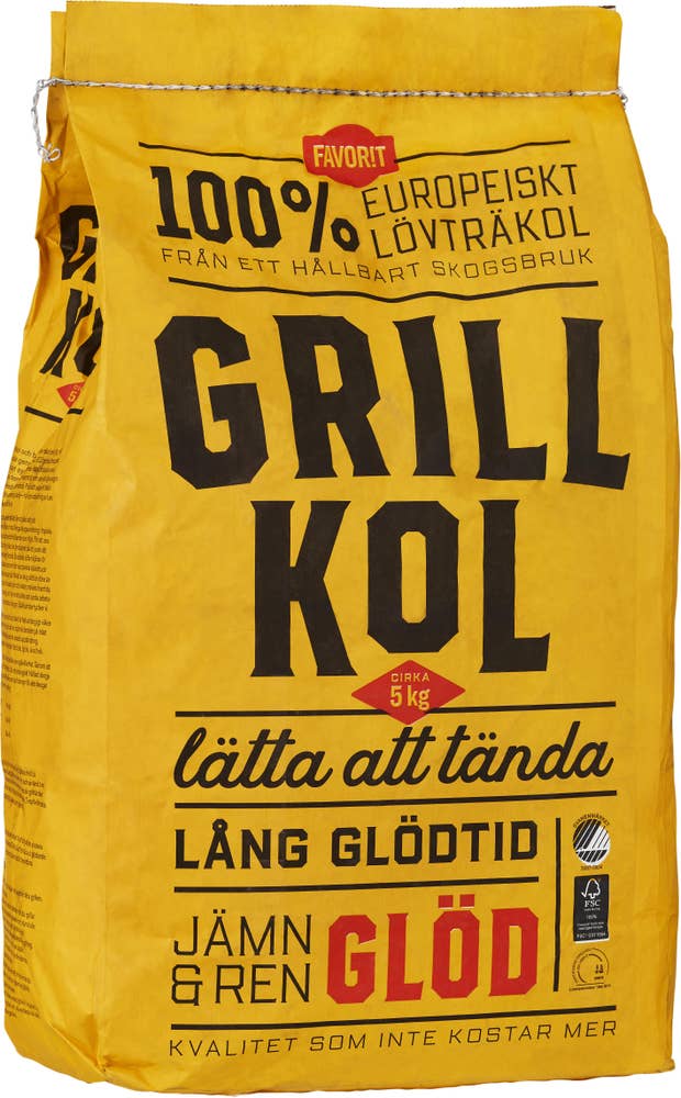 Skandivaror Grillkol Favorit