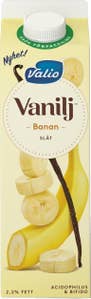 Valio Yoghurt Vanilj & Banan 2,2%