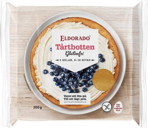 Eldorado Tårtbotten 3-Delad Glutenfri