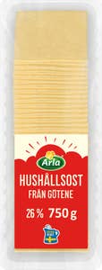 Arla® Götene Hushållsost Skivad Ost 26%