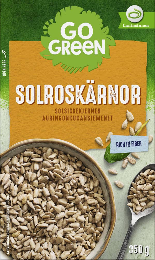 GoGreen Solroskärnor Naturella
