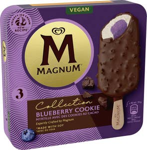 Magnum Glasspinnar Blueberry Cookie Vegan