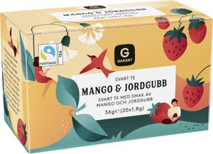 Garant Svart Te Mango & Jordgubb