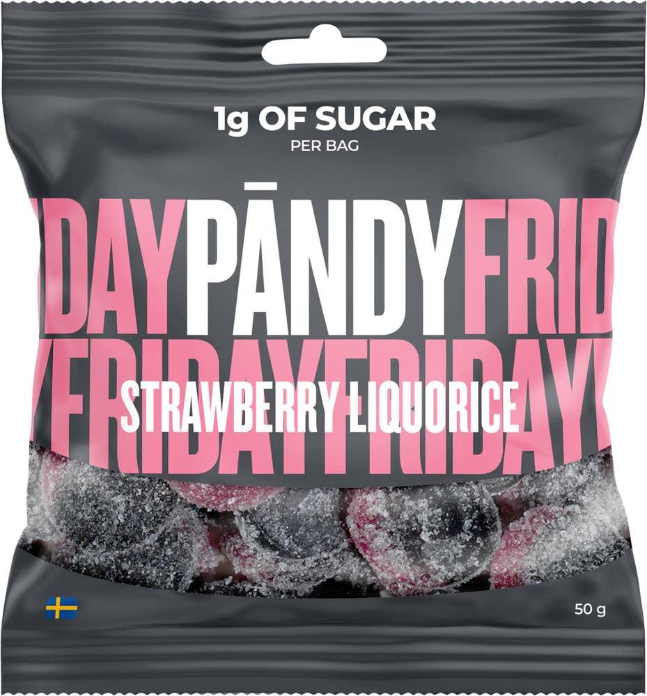 PÄNDY Candy Jordgubb Lakrits