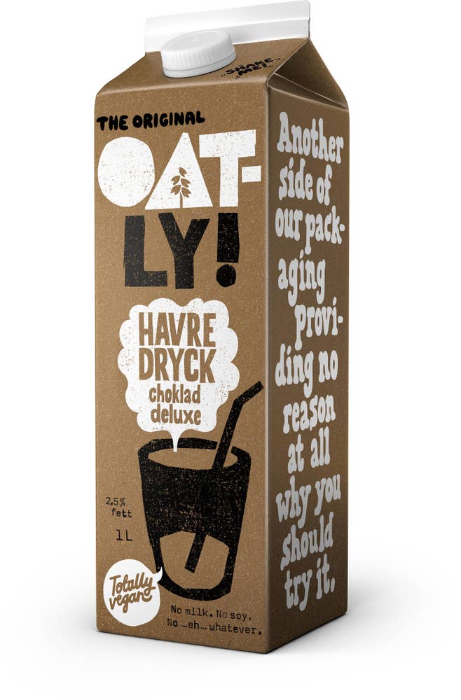 Oatly Havredryck Choklad Deluxe 1L Oatly